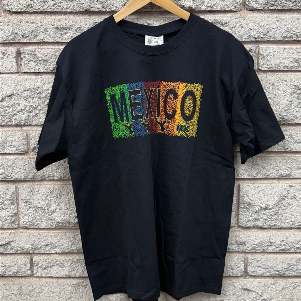 Mexico  Black Tee Shirt